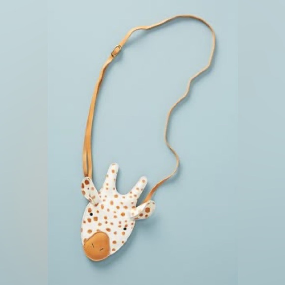 New🌟Anthropologie-Donsje Kids Animal Purse-Giraffe